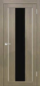 Товар Межкомнатная дверь Легенда Y-2 Тон Неаполь Остекление Лакобель черное